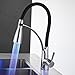 OWOFAN Kitchen Faucets Commercial Solid Brass Single Handle Single Lever Pull Down Sprayer Kitchen Sink Faucet
