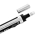 rOtring Tikky 3-in-1 Mechanical Pencil / Ballpoint Pen / Highlighting Pen, 0.7 mm, Black Barrel, Blue & Red Ink