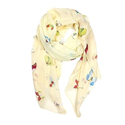 YOUR SMILE Ladies/Women's Lightweight Floral Print/Solid Color mixture Shawl Scarf For Spring Summer season YOUR SMILE Ladies/Women's Lightweight Floral Print/Solid Color mixture Shawl Scarf For Spring Summer season