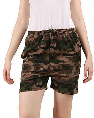 krystle women's|girl's army printed comfort shorts