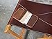 Minimal leather wallet, Card wallet, Card holder, Brown Dublin wallet, Brown Horween leather, Wallet