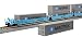 Kato USA Model Train Products 100008 N Gunderson MAXI-I Double Stack 5-Unit Well Car Maersk Train