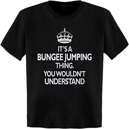 It's a Bungee Jumping Thing. You Wouldn't Understand! Keep Calm Vintage T-Shirt Black