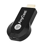 Wireless WIFI Display Dongle,Hiija High Speed HDMI Miracast Dongle, DLNA AirPlay for Android Smartphone Tablet Apple iPhone iPad