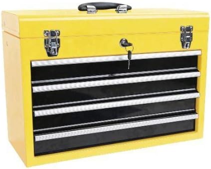 Neilsen CT1475 20 Inch Portable Steel Tool Box 4 Drawers with 2 Keys