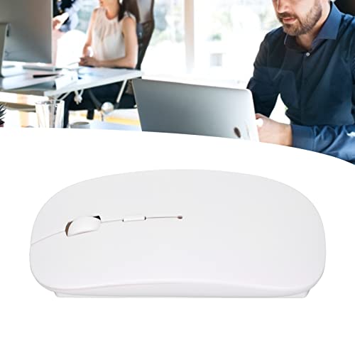 EKOPED Wireless Mouse 2.4g Dual Mode 1200dpi Sensitive UltraThin White