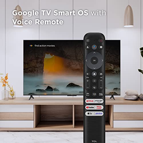 TCL 75Inch Class S4 4K LED Smart TV with Google TV (75S450G, 2023