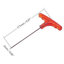 Utoolmart T Handle Allen Wrench 2mm Metric S2 Steel