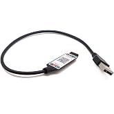 Cleiscry 5V USB LED RGB Controller,Bluetooth Compatible APP Controller for 5V 5050 2835 RGB Strip Light TV PC DIY, Multicolor