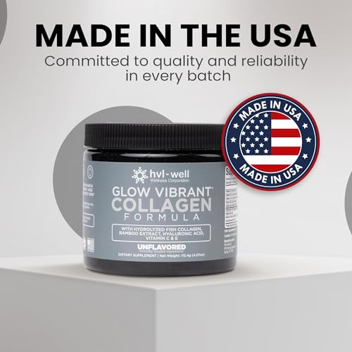 HVL-WELL ORGANIC COLLAGEN PEPTIDE POWDER UNFLAVORED, 20 SERVINGS, 115.4G