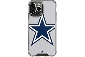 Skinit Clear Phone Case Compatible with iPhone 13 Pro Max - Officially Licensed NFL Dallas Cowboys Large Logo Design