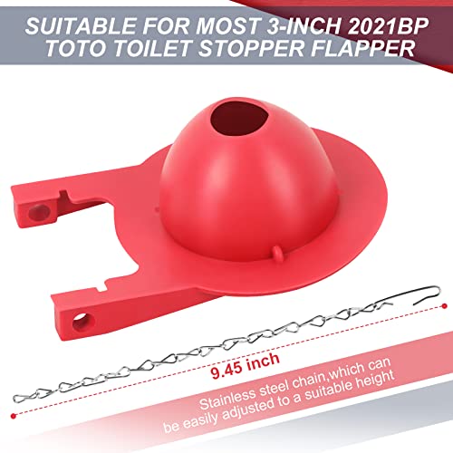 Large (2 Pack) WaterSaving Valve Toilet Flapper 3 Inch Replacement Kit