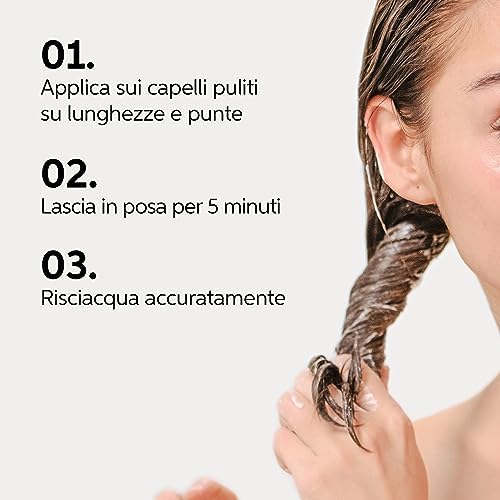 Invigo Nutri Enrich Maschera capelli - Ottima con shampoo professionale capelli - Maschera capelli con vitamina E 500 ml