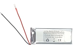 800mAh 3.7V Replacement Battery Compatible with Cardo Packtalk Bold, Packtalk Duo, Packtalk Slim, Scala Rider, SRPT0102, BAT0