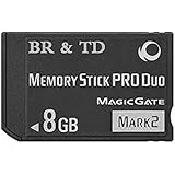 BR &amp; TD 8GB Pro Duo (Mark 2) Memory Stick for PSP