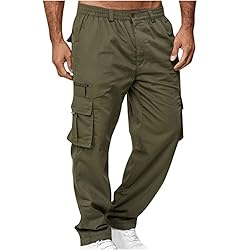 Men's Tactical Cargo Joggers Pant Sport Work