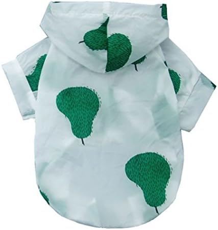 Ankit Waterproof Dog Summer Coat Clothes for Dogs (Green, Medium)