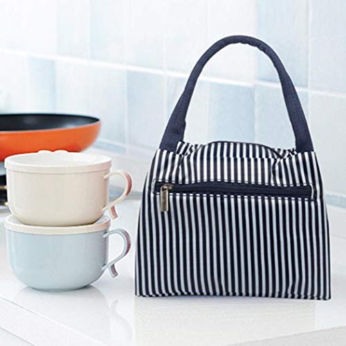 Fanala New Prints Heat Preservation Portable Zipper Closure Lunch Bag Tote Lunch Bags - //coolthings.us