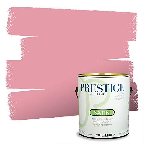 PRESTIGE Paints Interior Paint and Primer In One, 1-Gallon, Satin, Comparable M…