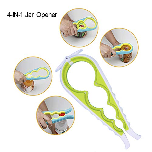 bottle opener for arthritic hands jar opener for seniors with arthritis(White)
