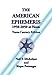 The American Ephemeris 1950-2050 at Noon by 