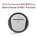 Accessory Kit Compatible with ECOVACS DEEBOT M80, M80 Pro Robotic Vacuum Cleaner - 3 Filters, 4 Side Brushes & 1 Main Brush