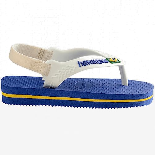 Chinelo Havaianas Baby Brasil Logo Rosa Cristal