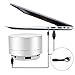 Elemusi Bluetooth Speaker,Portable Stereo Outdoor Speaker,Mini Wireless Speaker with HD Audio and Enhanced Bass, Built-in-Mic Speakerphone, FM Radio and TF Card Play Music (Silver)