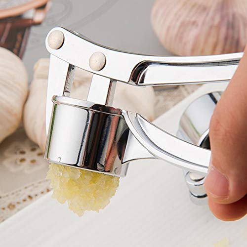 Baynne Household Stainless Steel Garlic Press Manual Squeezed Ginger Juice Garlic