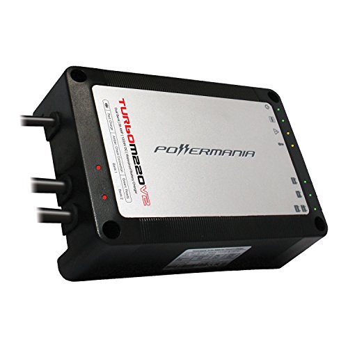 Powermania Turbo M220V2 waterproof battery charger (Dual Bank, 20A)