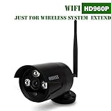 Black WiFi Bullet Camera 960P,just Extend for OOSSXX WiFi Kit