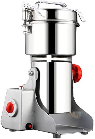 DZGWMF 700g Grains Spices Hebals Cereals Coffee Dry Food Grinder Mill Grinding Machine, Flour Powder Crusher Stainless Steel High-Speed Grinder Pulverizer