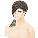 VRZ Short Human Hair Wigs Cute Pixie Cut Wigs Medium Cap Size Natural Color (XJK)