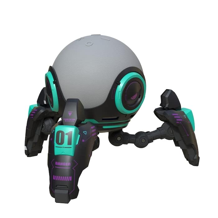 dogways Stand Holder for Echo Dot 5th 4th Generation, Speaker Stand Mount for Dot 5th 4th Gen Kids, Base Bracket with Light Transmission,Bracket can be Adjusted arbitrarily