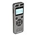 Lgsixe Digital Voice Recorder 8GB 1536Kbps Voice Recording device Record Double Microphone/Noise Cancelling/Voice Activated MP3 Digital Audio Player for Class, Lectures, Interviews