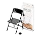 Phicen 1/6 Scale Folding Chair Playsets for Action Figures Soldiers (Black)
