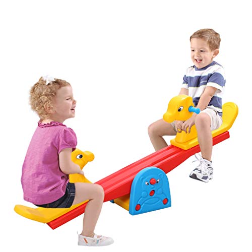 Johuka Toddler Seesaw Cute Kids Teeter Totter 2 Seater Play Sets for