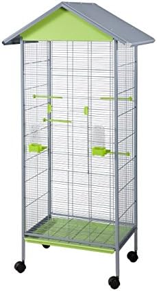 23x16x61 Solid Roof Aviary Flight Bird Cage