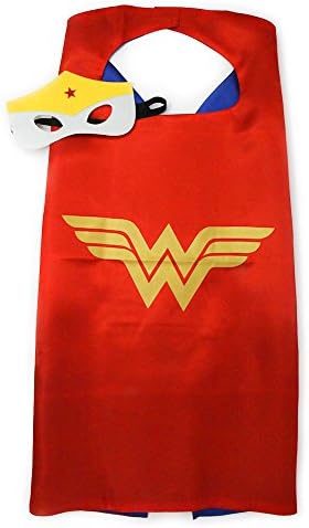 Wonder Woman Costume Cape and Mask Set for Kids