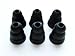 6pcs Large (L) Black Soft Triple Flange Replacement Eartips Earbuds Set Compatible with Sennheiser IE Series, CX Series, CXC Series, CXL Series, OCX Series, and MM Series in Ear Earphone Headsets