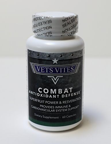 Super Antioxidant Supplement Capsules for Immune Support: Resveratrol, Acai, Goji, Pomegranate, Noni, Mangosteen - Immune System Booster - Supporting US Veterans (60 Capsules)