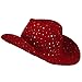 Glitter Cowboy Hat - Red