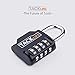 Combination Lock, TACKLIFE 2 Pack Padlocks with 4 Digits, Locker Locks for School, Gym, Fence and Toolbox -HCL1B