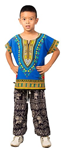 Lofbaz Unisex Child Traditional African Printed Dashiki