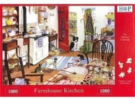 The House Of Puzzles Farmhouse Kitchen 1000 Piece Jigsaw Puzzle
