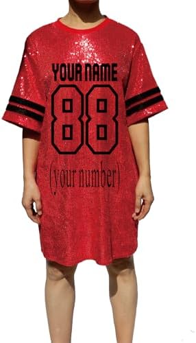 custom glitter jersey dress Custom Candy Girl Sequin Dress