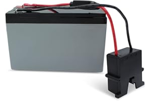 lumenivo Replacement for Power Wheels Rechargeable 12 Volt Battery Compatible with All Gray Fisher Price Power Wheels 12 Volt Battery - Ideal Replacement for Your Power Wheels Battery 12V