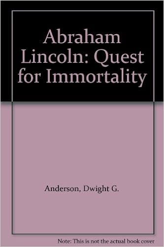 Abraham Lincoln Quest For Immortality Anderson Dwight G 9780517149928 Amazon Com Books