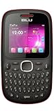 BLU Q170T Samba TV Unlocked Dual SIM Quad-Band GSM Phone (Black/Red)