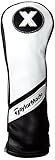 TaylorMade TM15 Leather Rescue Headcovers, White